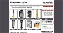 Desktop Screenshot of apepperdesigns.com
